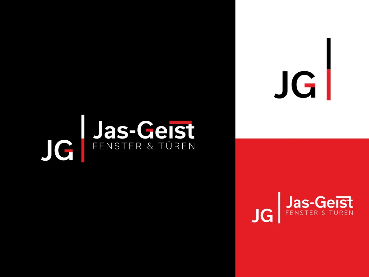 Logo von Jas-Geist Fenster & Türen mit Farbvarianten